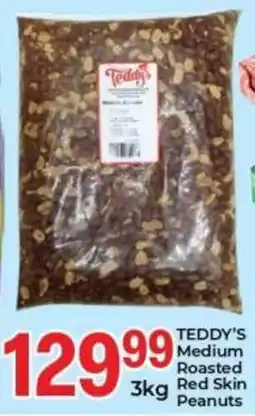 Elite Power Trade Cash & Carry TEDDY'S Medium Roasted Red Skin Peanuts offer