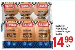 Elite Power Trade Cash & Carry SASKO Hot Dog/ Hamburger Rolls offer