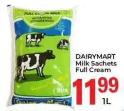 Elite Power Trade Cash & Carry DAIRYMART Milk Sachets Full Cream offer