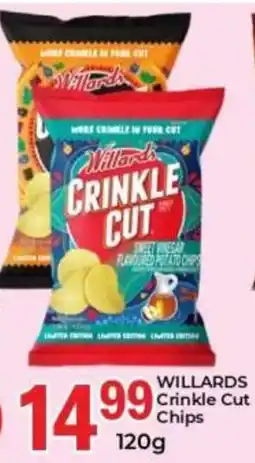 Elite Power Trade Cash & Carry Willards Crinkle Cut Chips offer