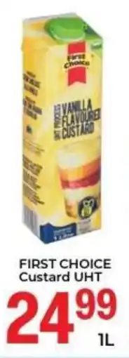 Elite Power Trade Cash & Carry FIRST CHOICE Custard UHT offer