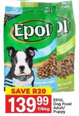 Elite Power Trade Cash & Carry EPOL Dog Food Adult/ Puppy offer