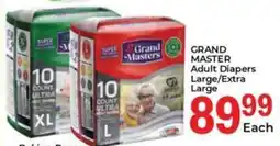 Elite Power Trade Cash & Carry GRAND MASTER Adult Diapers Large/ Extra Large offer