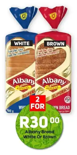 Take 'n Pay Albany Bread White Or Brown offer