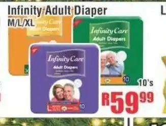 Devland Cash And Carry Infinity Adult Diaper 10's offer