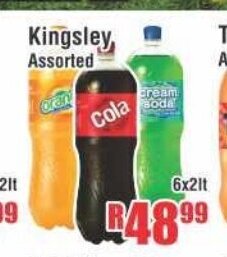 Devland Cash And Carry Kingsley Assorted 6x2lt offer