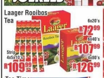 Devland Cash And Carry Laager Rooibos Tea 6x20's offer