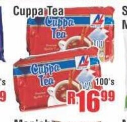 Devland Cash And Carry Cuppa Tea 100's offer