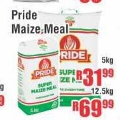 Devland Cash And Carry Pride Maize Meal 5kg offer