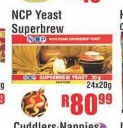 NCP Yeast Superbrew 24x20g