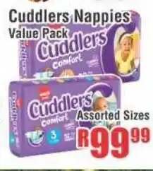 Devland Cash And Carry Cuddlers Nappies Value Pack offer