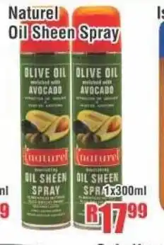Devland Cash And Carry Naturel Oil Sheen Spray 1x300ml offer