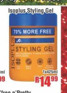 Devland Cash And Carry Isoplus Styling Gel 1x425ml offer