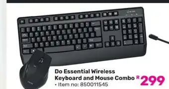 Game Do Essential Wireless Keyboard and Mouse Combo offer