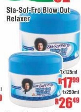 Devland Cash And Carry Sta-Sof-Fro Blow Out Relaxer 1x125ml offer