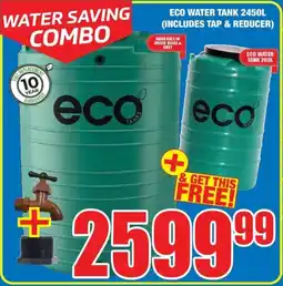 Boxer Build Eco water tank offer
