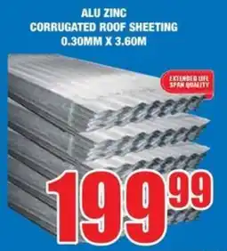 Boxer Build Alu zinc corrugated roof sheeting offer