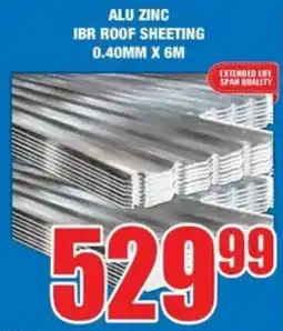 Boxer Build Alu zinc ibr roof sheeting offer