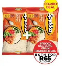 1UP Spekko rice long grain parboiled offer