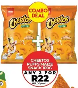 1UP Cheetos puffs maize snack offer