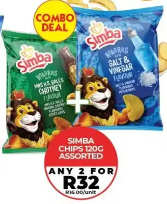 1UP Simba chips assorted offer