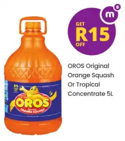 Shoprite OROS Original Orange Squash Or Tropical Concentrate offer