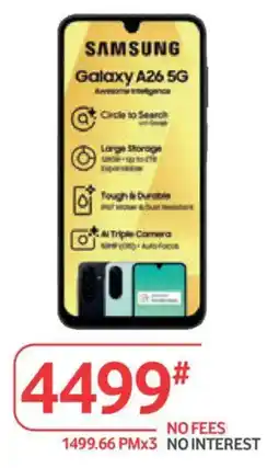 Makro SAMSUNG Galaxy A26 5G offer