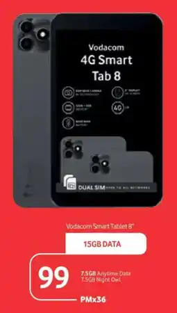 Makro Vodacom 8" Smart Tablet offer