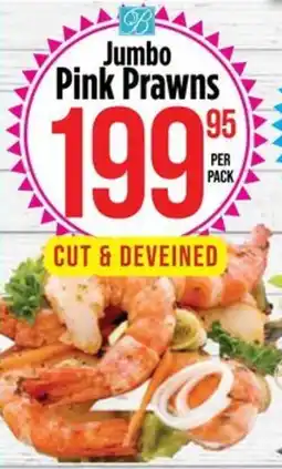 Food Lover's Market Jumbo Pink Prawns offer