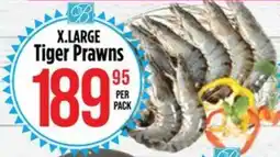 Food Lover's Market X.Large Tiger Prawns offer