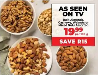 Food Lover's Market Bulk Almonds, Cashews, Walnuts or Mixed Nuts Assorted offer