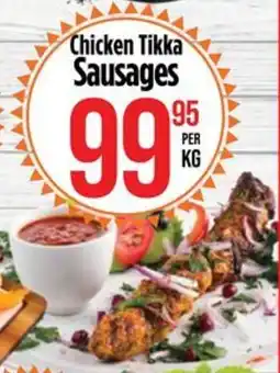Food Lover's Market Chicken Tikka Sausages offer
