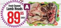Food Lover's Market Fresh Cleaned Lamb Heads offer