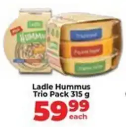 Food Lover's Market Ladle Hummus Trio Pack offer