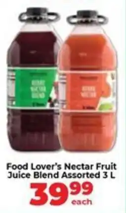 Food Lover's Market Food Lover's Nectar Fruit Juice Blend Assorted offer