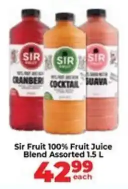 Food Lover's Market Sir Fruit 100% Fruit Juice Blend Assorted offer