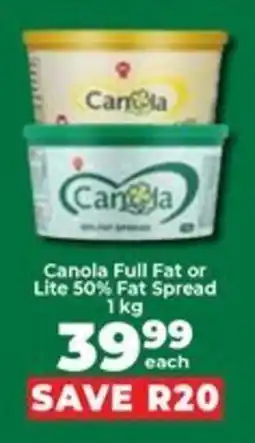 Food Lover's Market Canola Full Fat or Lite 50% Fat Spread offer