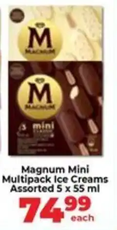 Food Lover's Market Magnum Mini Multipack Ice Creams Assorted offer