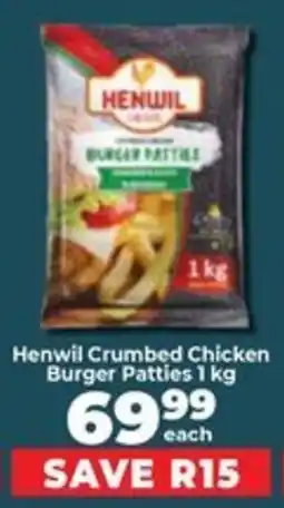 Food Lover's Market Henwil Crumbed Chicken Burger Patties offer