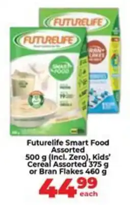Food Lover's Market Futurelife Smart Food Assorted (Incl. Zero), Kids' Cereal Assorted or Bran Flakes offer
