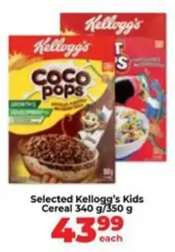 Food Lover's Market Selected Kellogg's Kids Cereal offer