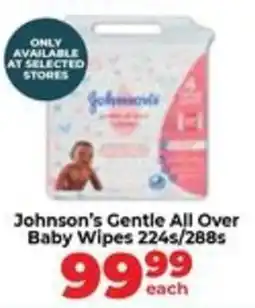 Food Lover's Market Johnson's Gentle All Over Baby Wipes offer