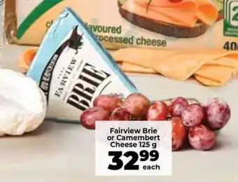 Food Lover's Market Fairview Brie or Camembert Cheese offer