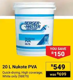 Builders Warehouse Bergermaster Nukote PVA offer
