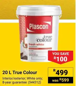 Builders Warehouse Plascon True Colour offer
