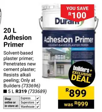 Builders Warehouse Duram Adhesion Primer offer