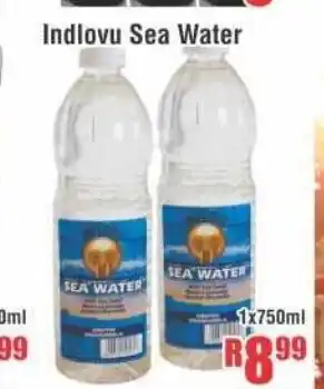 Devland Cash And Carry Indlovu Sea Water 750ml offer