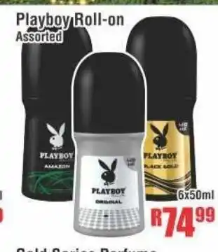 Devland Cash And Carry Playboy Roll-On 6x50ml offer