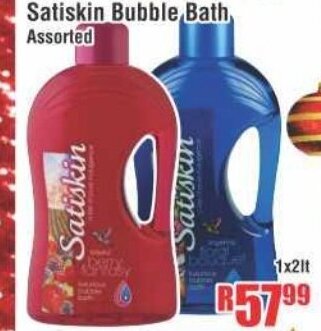 Devland Cash And Carry Satiskin Bubble Bath Assorted 1x2lt offer