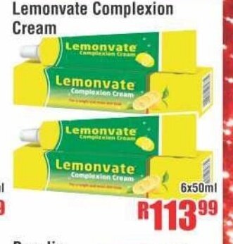 Devland Cash And Carry Lemonvate Complexion Cream 6x50ml offer